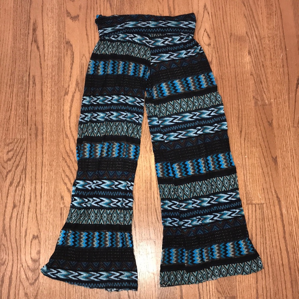 Blue Palazzo Pants